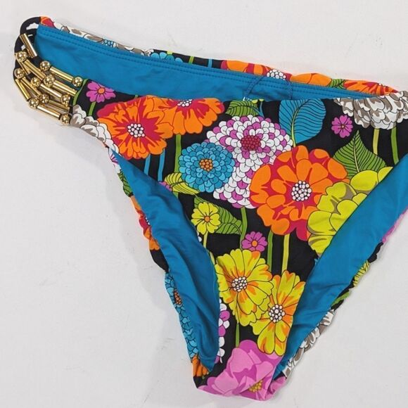 Trina Turk Brazilian Cut Bikini Bottoms - Picture 2 of 3